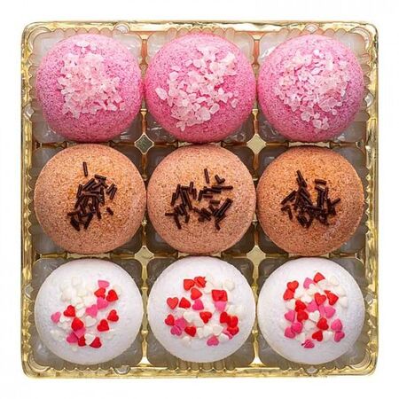 Набор из 9 бурлящих шаров для ванн Candy bath bar «La boite des bonbons»